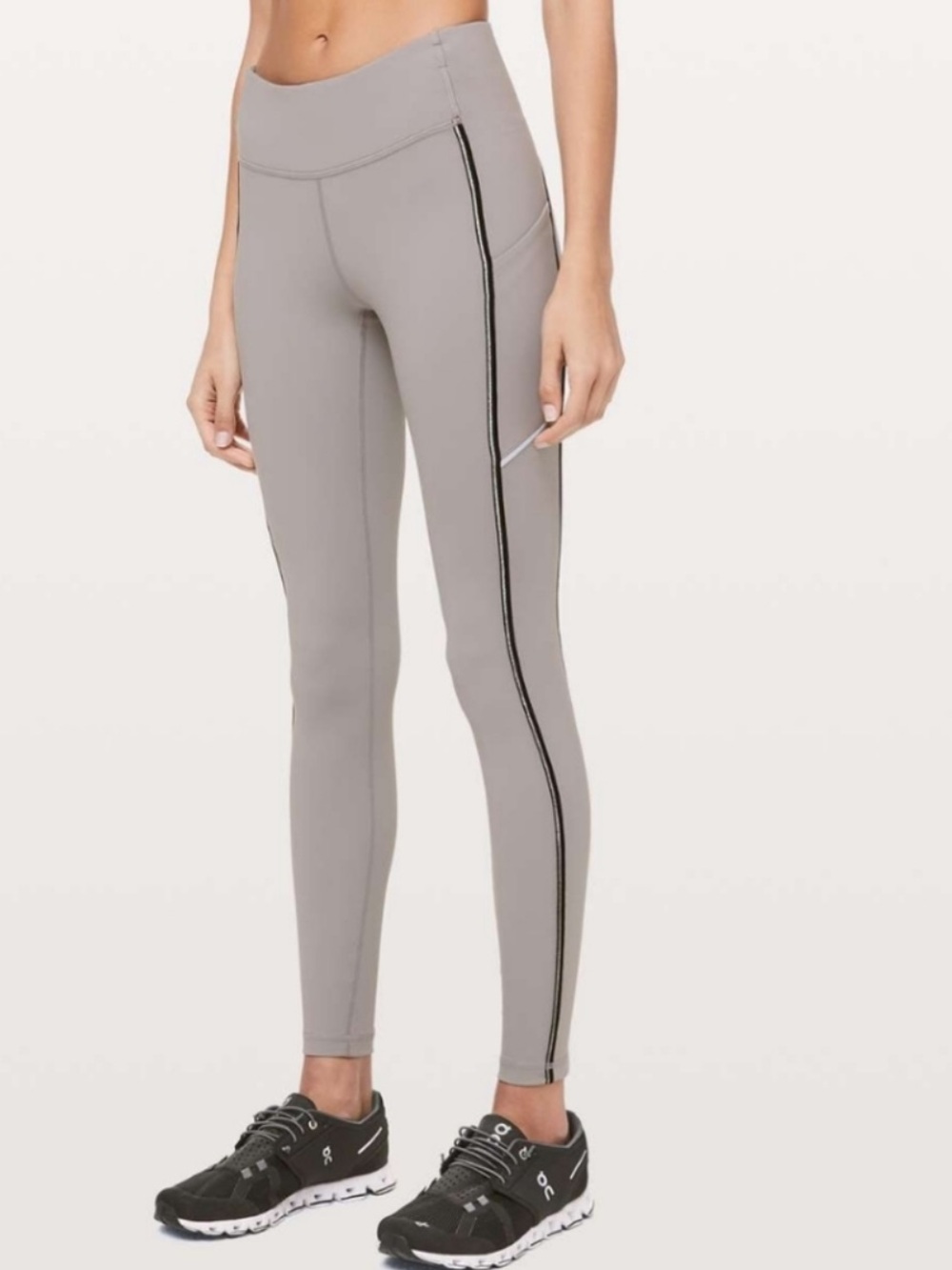 Lululemon Speed Up Tight * Metallic 28" Dark Chrome Size 4